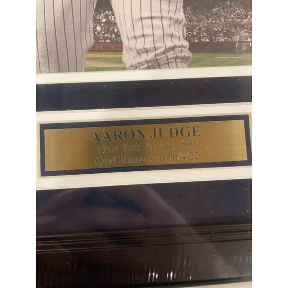 Aaron Judge 62 home runs record Framed 11x14 Newspaper New York Post NY Yankees - Picture 4 of 4